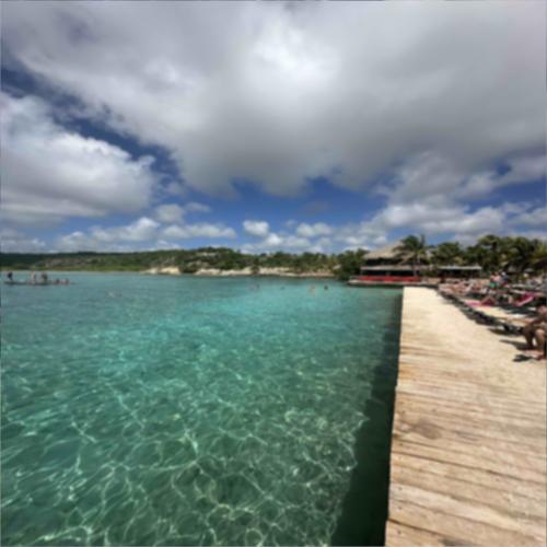 Blurred Curacao Image