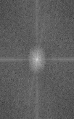 Fourier Transform of Hybrid Image